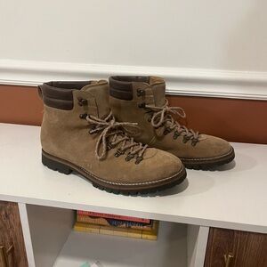 Taft Tan and Brown Suede Boots